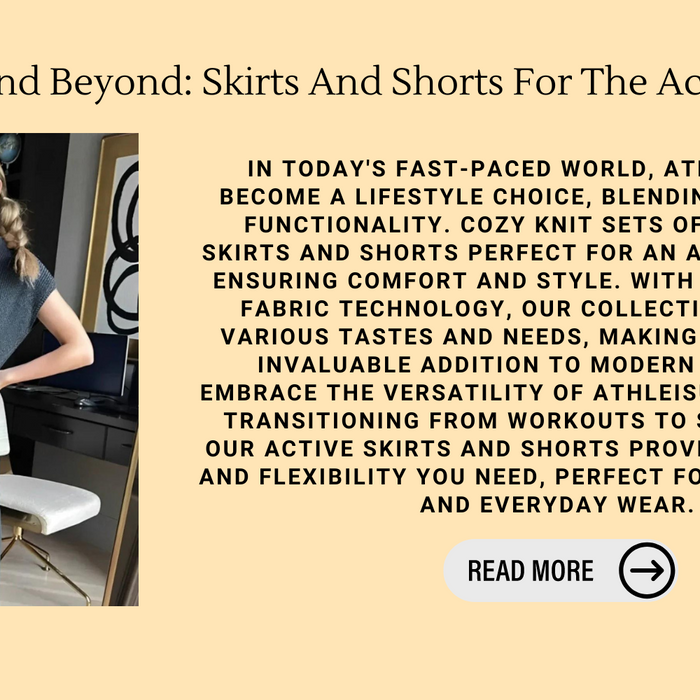 Athleisure And Beyond: Skirts And Shorts For The Active Lifestyle