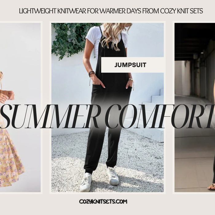 Summer Comfort: Lightweight Knitwear for Warmer Days from Cozy Knit Sets