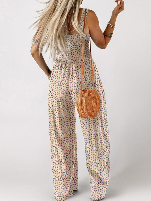 Casual Loose Sleeveless Jumpsuits