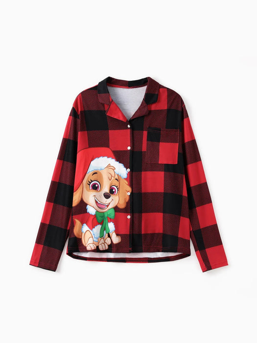 Family Christmas Plaid Design Pajamas Set