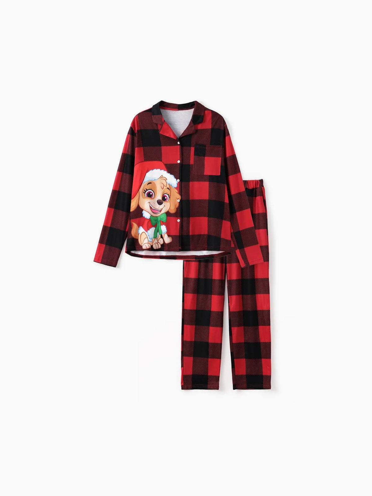 Family Christmas Plaid Design Pajamas Set