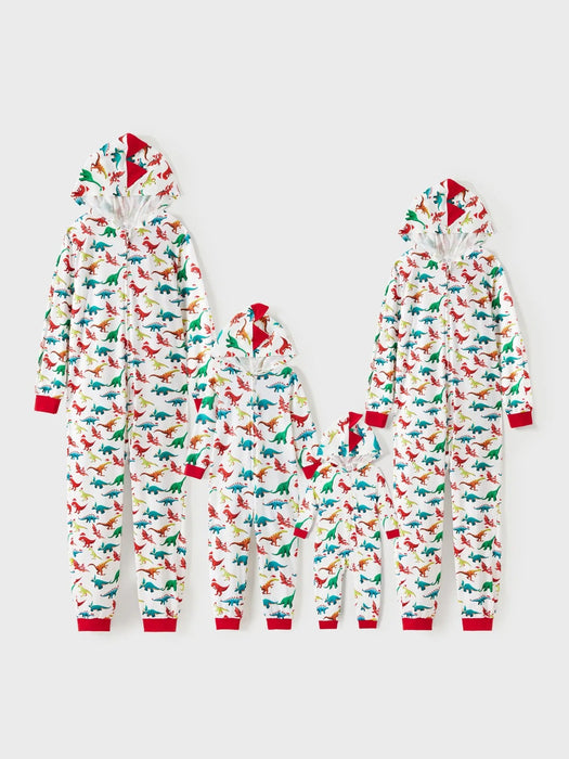 Christmas Family Pajamas With 3D Hooded Design