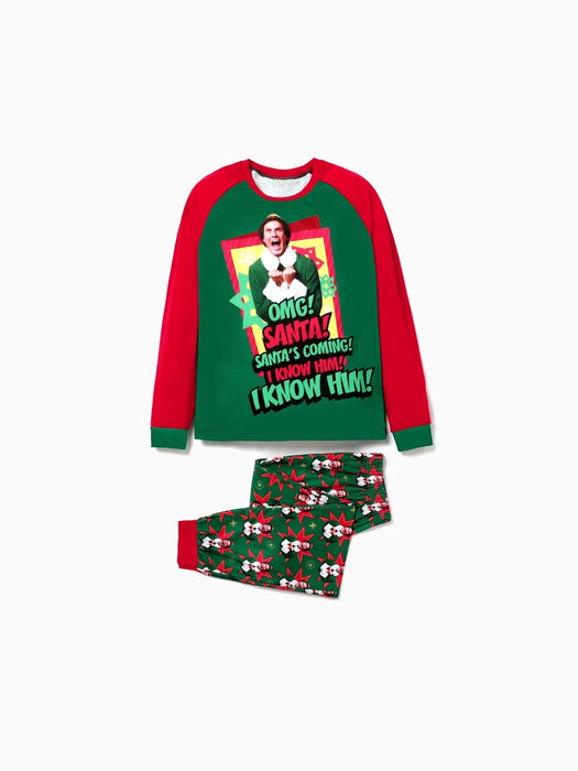 Family Matching Elf Christmas Pajama Set