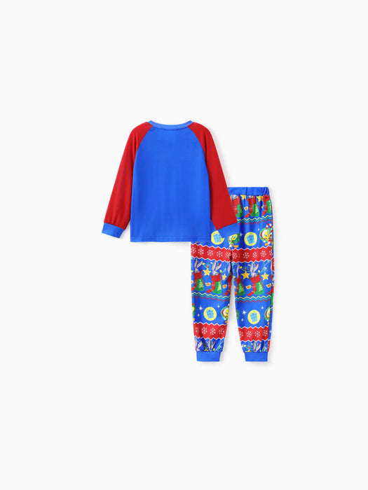 Family Matching Looney Tunes Printed Christmas Pajamas Set