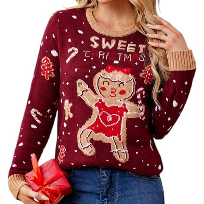 Joyful Knitted Sweater For Holiday Celebrations