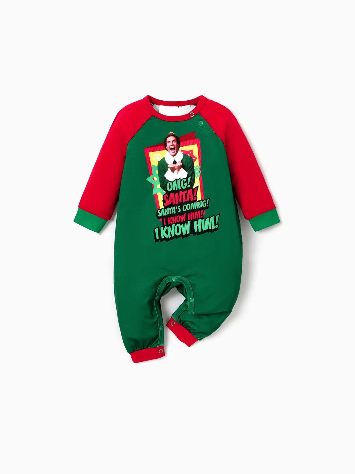 Family Matching Elf Christmas Pajama Set