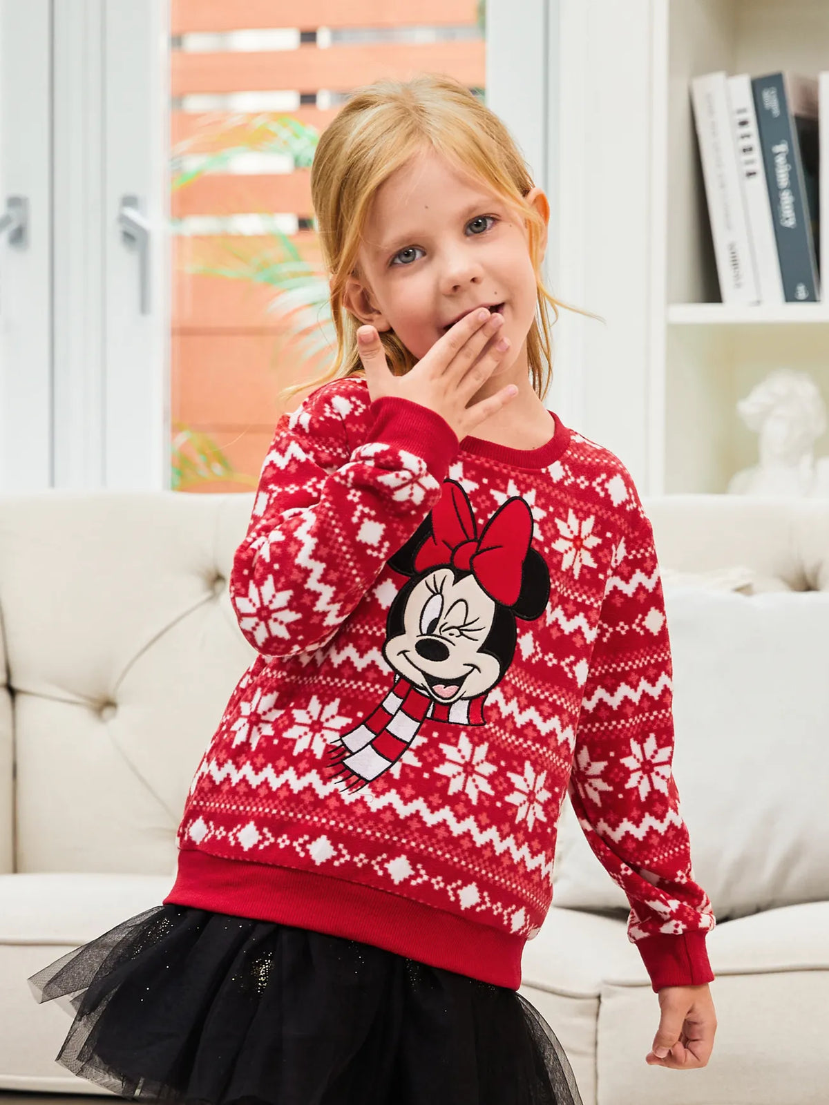 Mickey And Minnie Christmas Family Matching Sweater Set