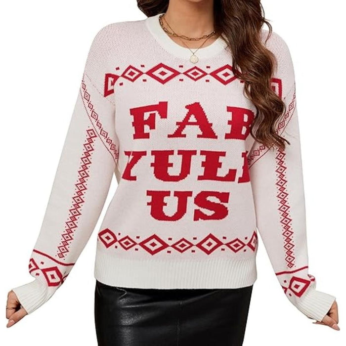 Charming Knitted Sweater For Festive Holiday Parties