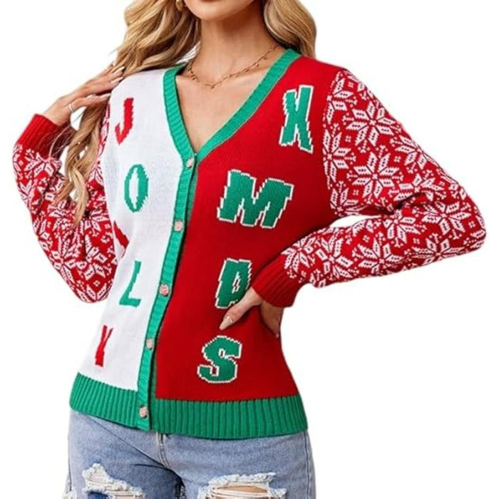 Charming Knitted Sweater For Festive Holiday Parties