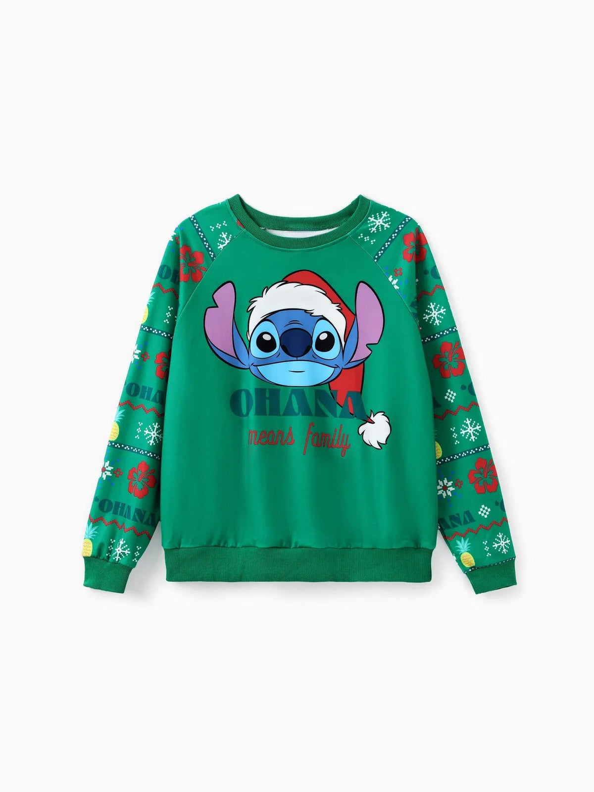 Christmas Family Matching Long Sleeve Stitch Sweatshirt