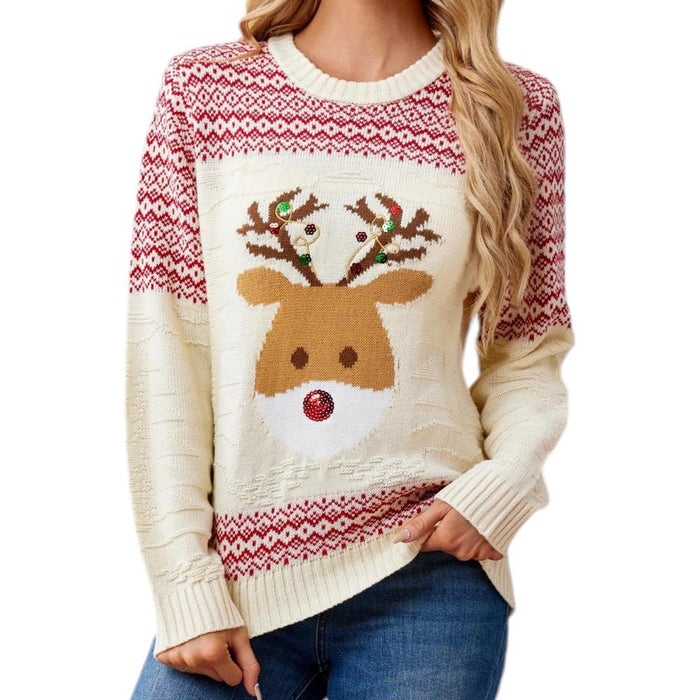 Charming Knitted Sweater For Festive Holiday Parties