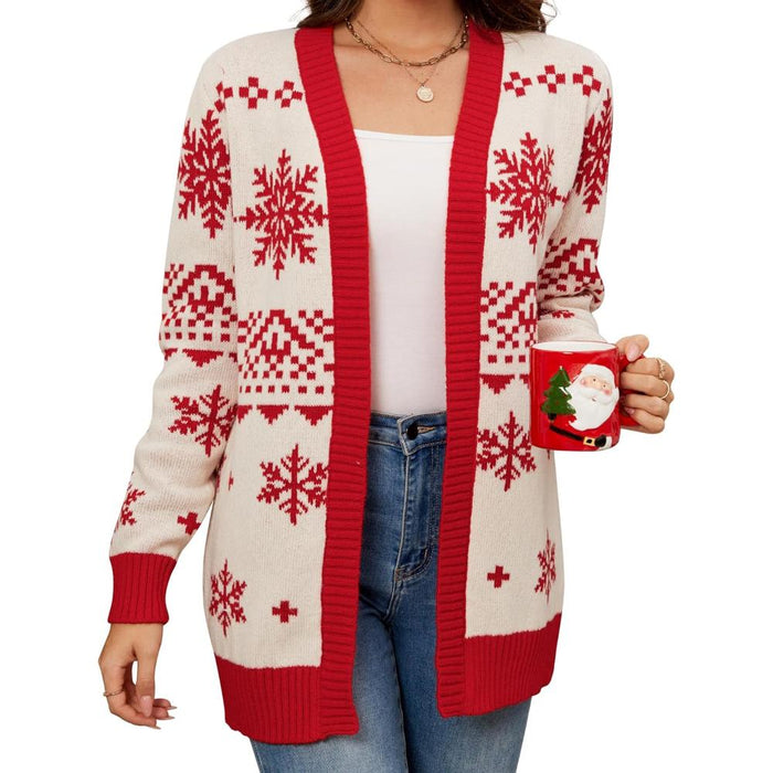 Charming Knitted Sweater For Festive Holiday Parties