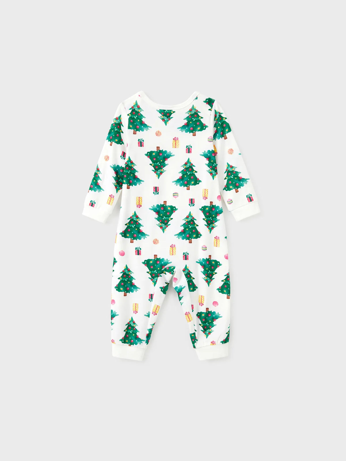 Christmas Tree Print Family Pajamas Set