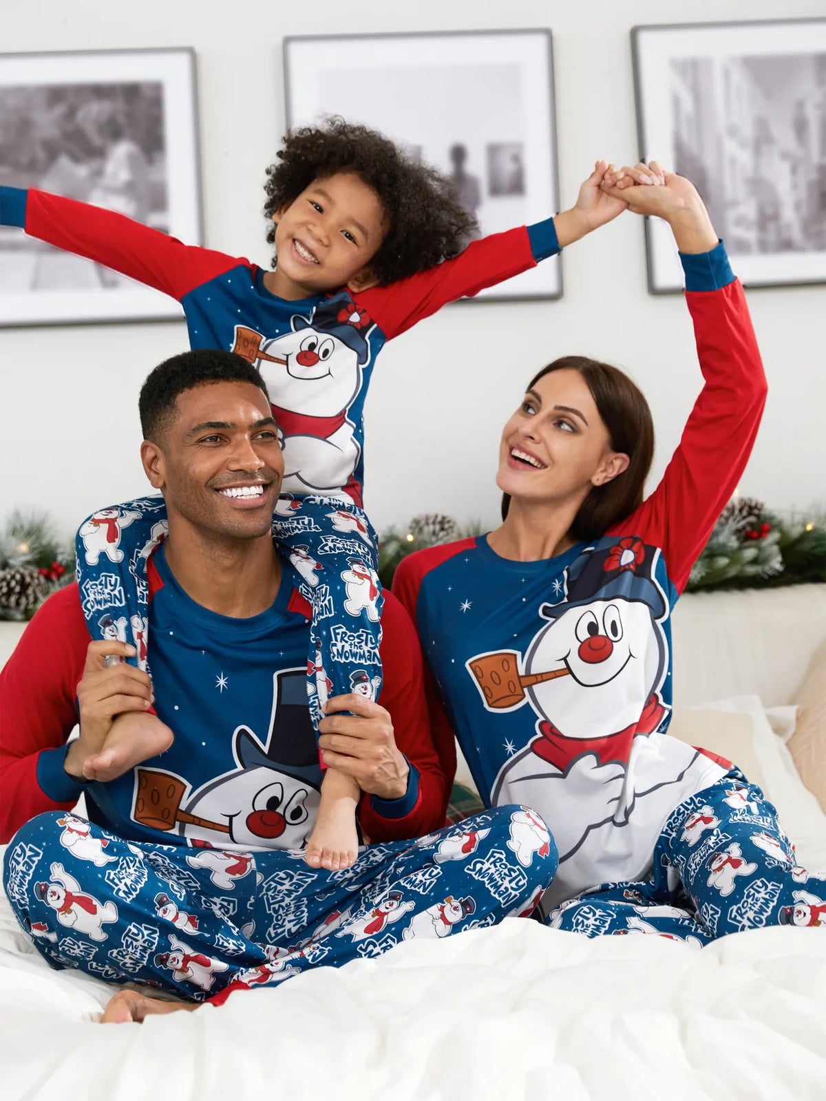 Frosty The Snowman Family Matching Pajamas Set