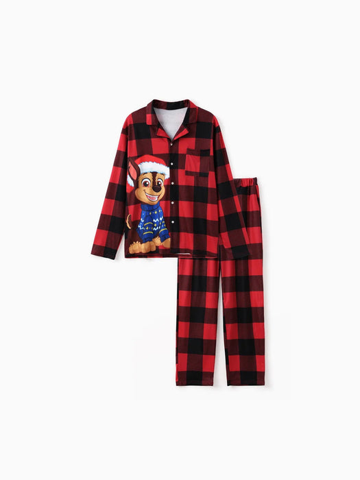 Family Christmas Plaid Design Pajamas Set