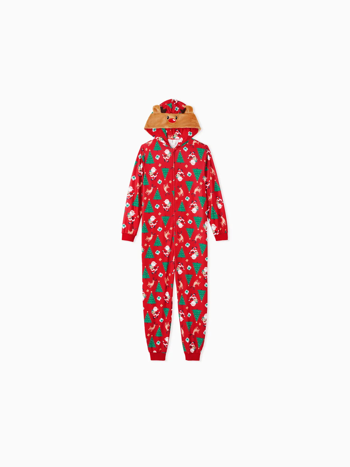 3D Reindeer Hooded Christmas Family Pajama Set