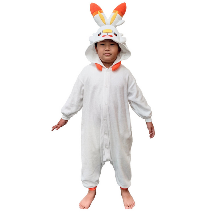 Scorbunny Inspired Pajama Costume