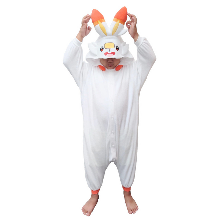 Scorbunny Inspired Pajama Costume