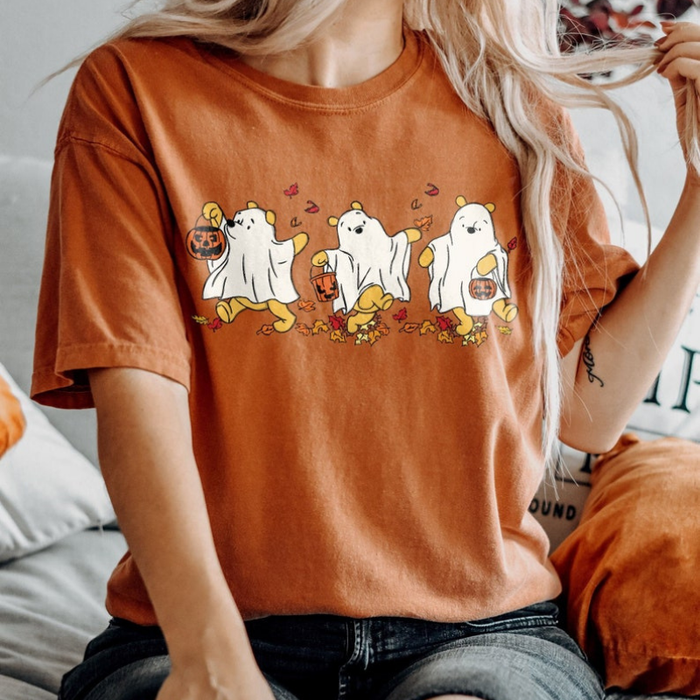 Retro Pooh Halloween TShirt