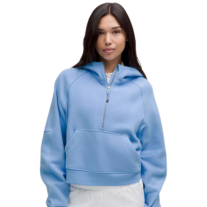 Oversized Half Zip Active Hoodie