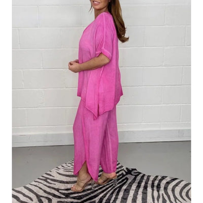 2 Piece Floaty Sleeved Trouser Set