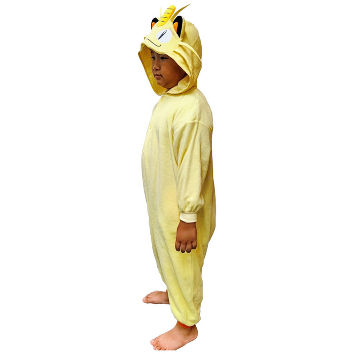 Cartoon Meowth Inspired Pajama Costume