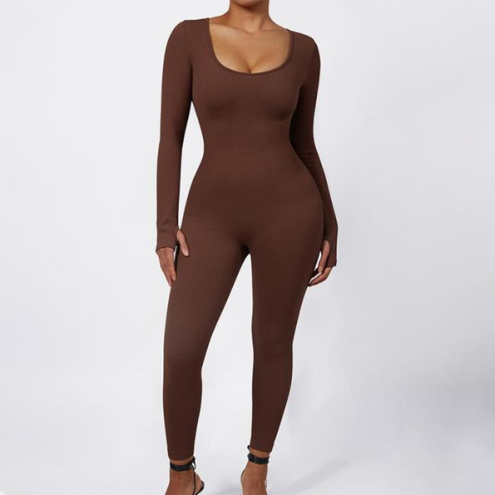 Seamless Long Sleeve Jumpsuit