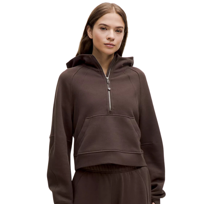 Oversized Half Zip Active Hoodie