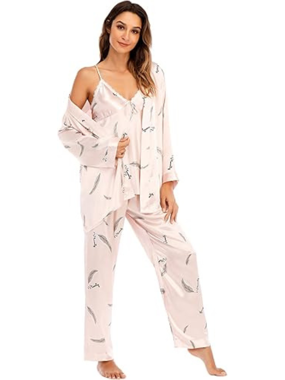 3 Pieces Sleepwear Pajama Sets