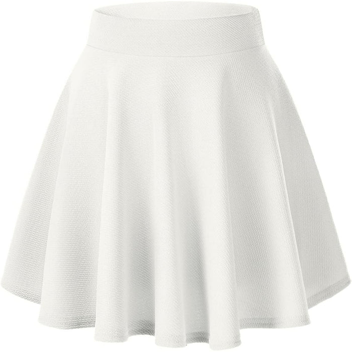 Casual Flared Mini Skirt