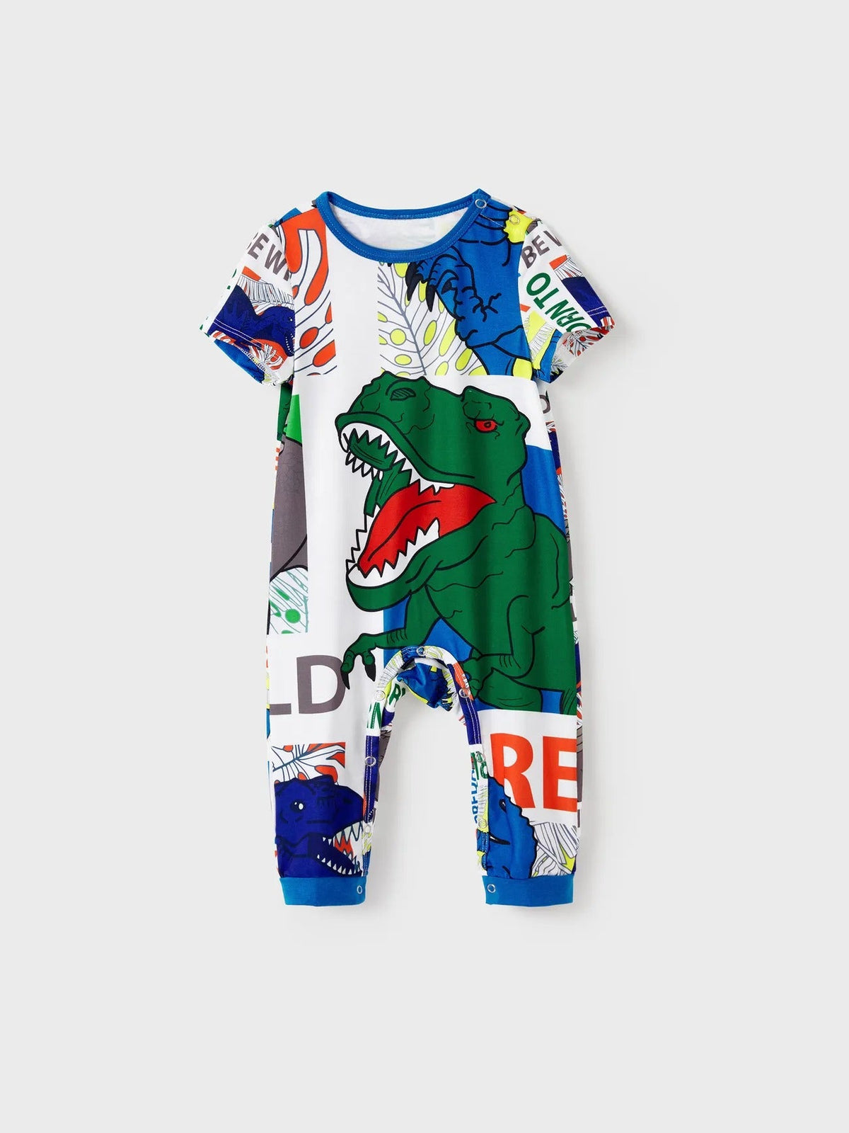 Dinosaur Printed Family Matching Pajama Set