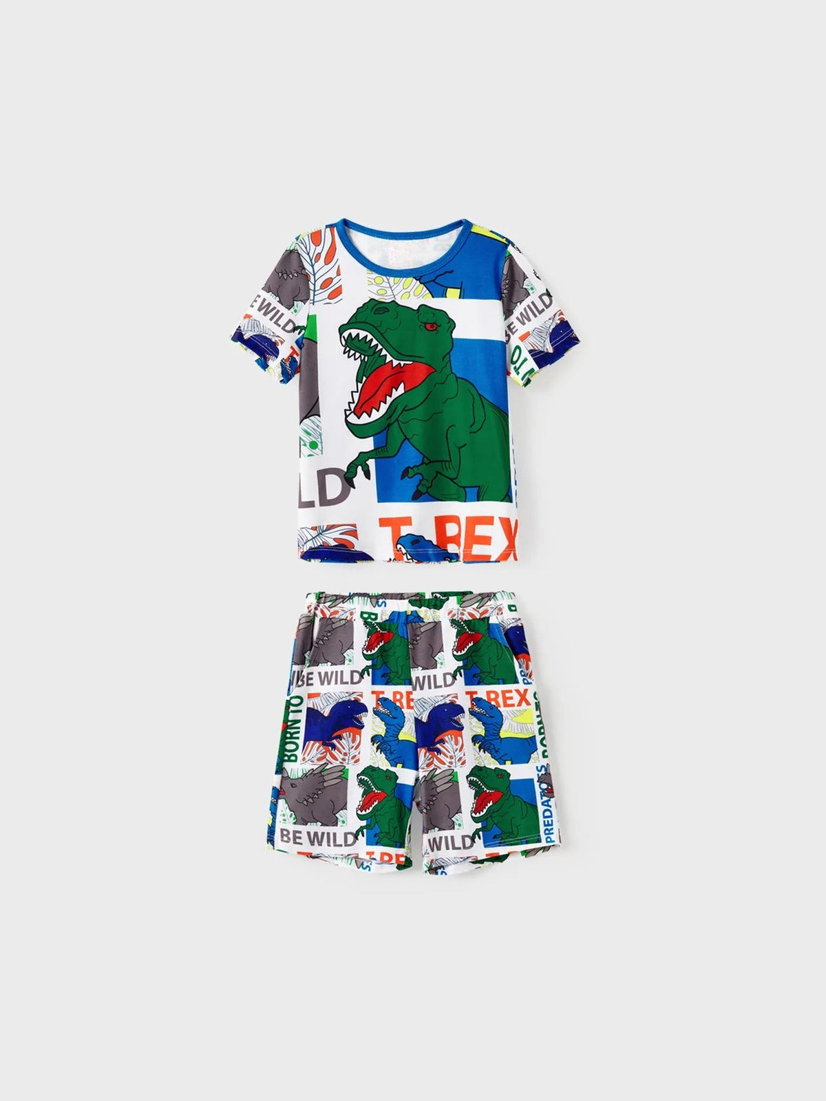 Dinosaur Printed Family Matching Pajama Set