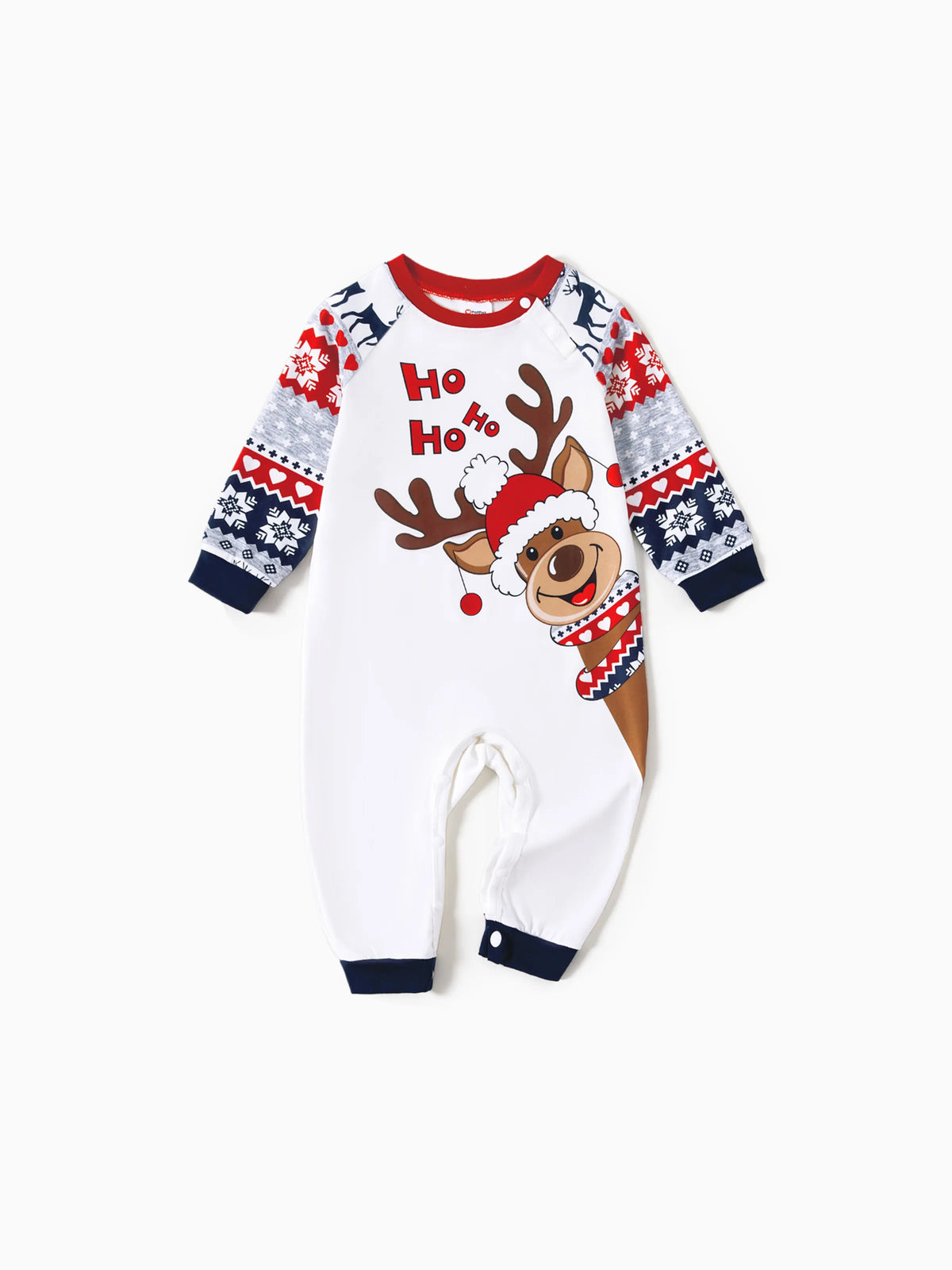 Reindeer Printed Matching Family Outfit Set