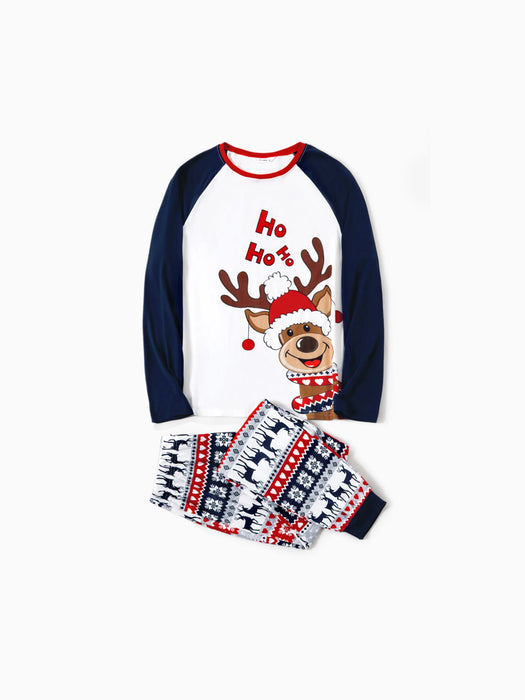 Reindeer Printed Matching Family Outfit Set