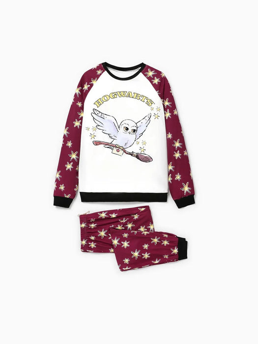 Harry Potter Owl Design Christmas Family Pajama Set