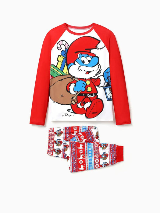 The Smurfs Family Matching Long Sleeves Pajama Set