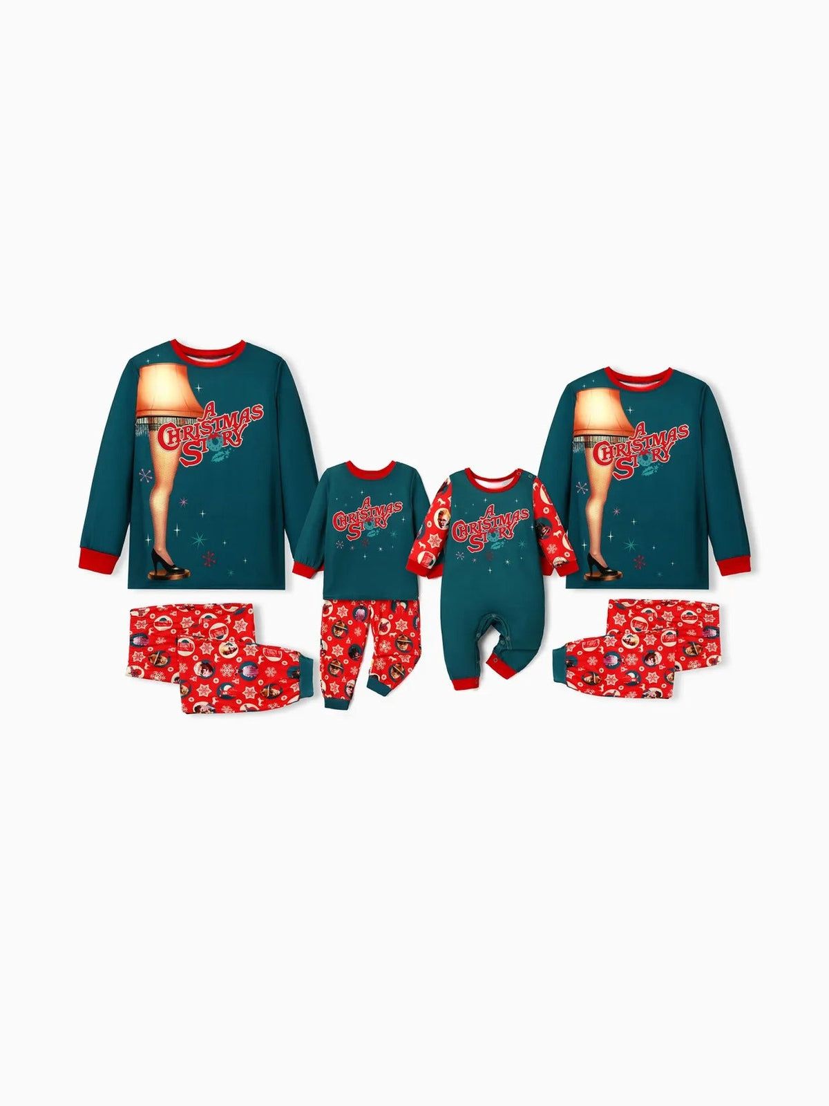 Christmas Story Printed Family Matching  Pajama Set