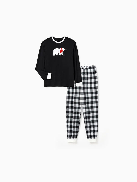 Polar Bear Family Matching Pajama Set