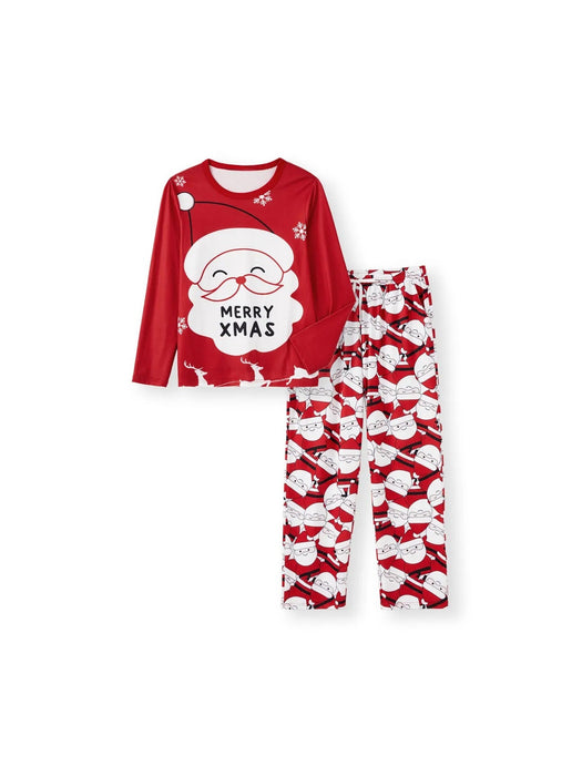 Merry Christmas Printed Family Matching Pajama Set