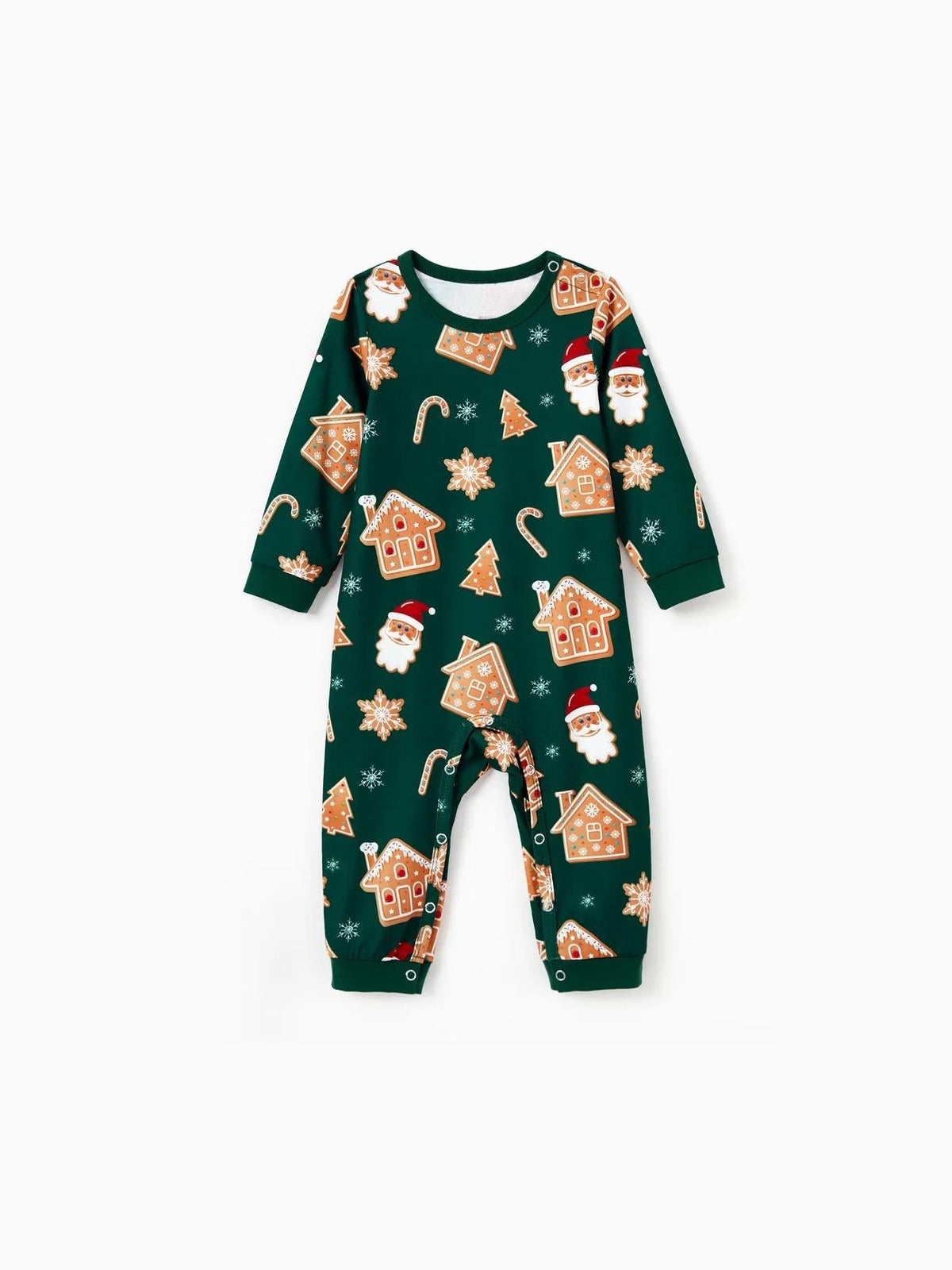 Matching Family Gingerbread House Pajama Set With Raglan Sleeves