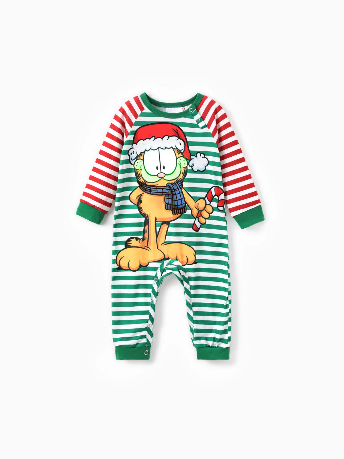 Striped Garfield Family Matching Christmas Pajama Sets