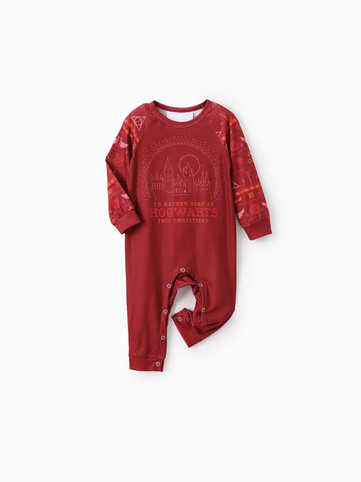 Harry Potter Theme Family Matching Christmas Pajama Set