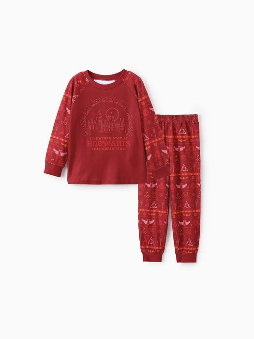 Harry Potter Theme Family Matching Christmas Pajama Set