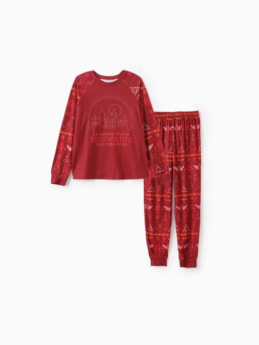 Harry Potter Theme Family Matching Christmas Pajama Set