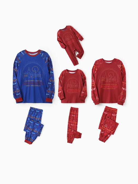 Harry Potter Theme Family Matching Christmas Pajama Set