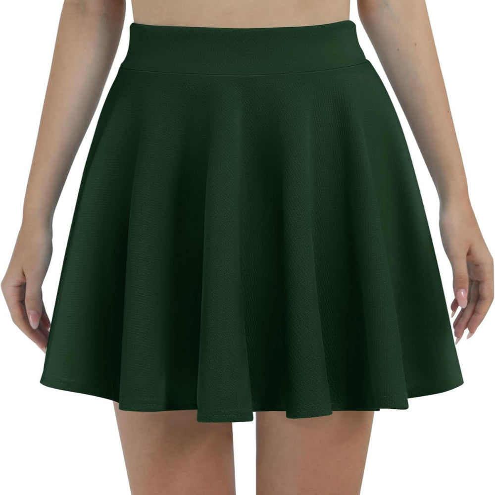 Casual Flared Mini Skirt