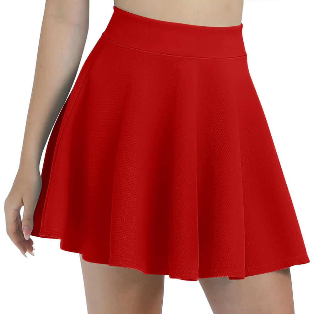 Casual Flared Mini Skirt