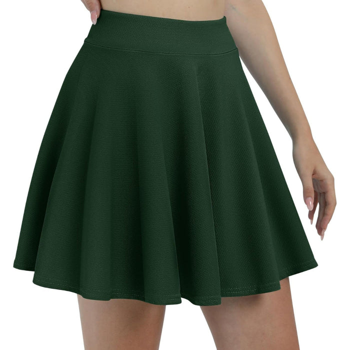 Casual Flared Mini Skirt