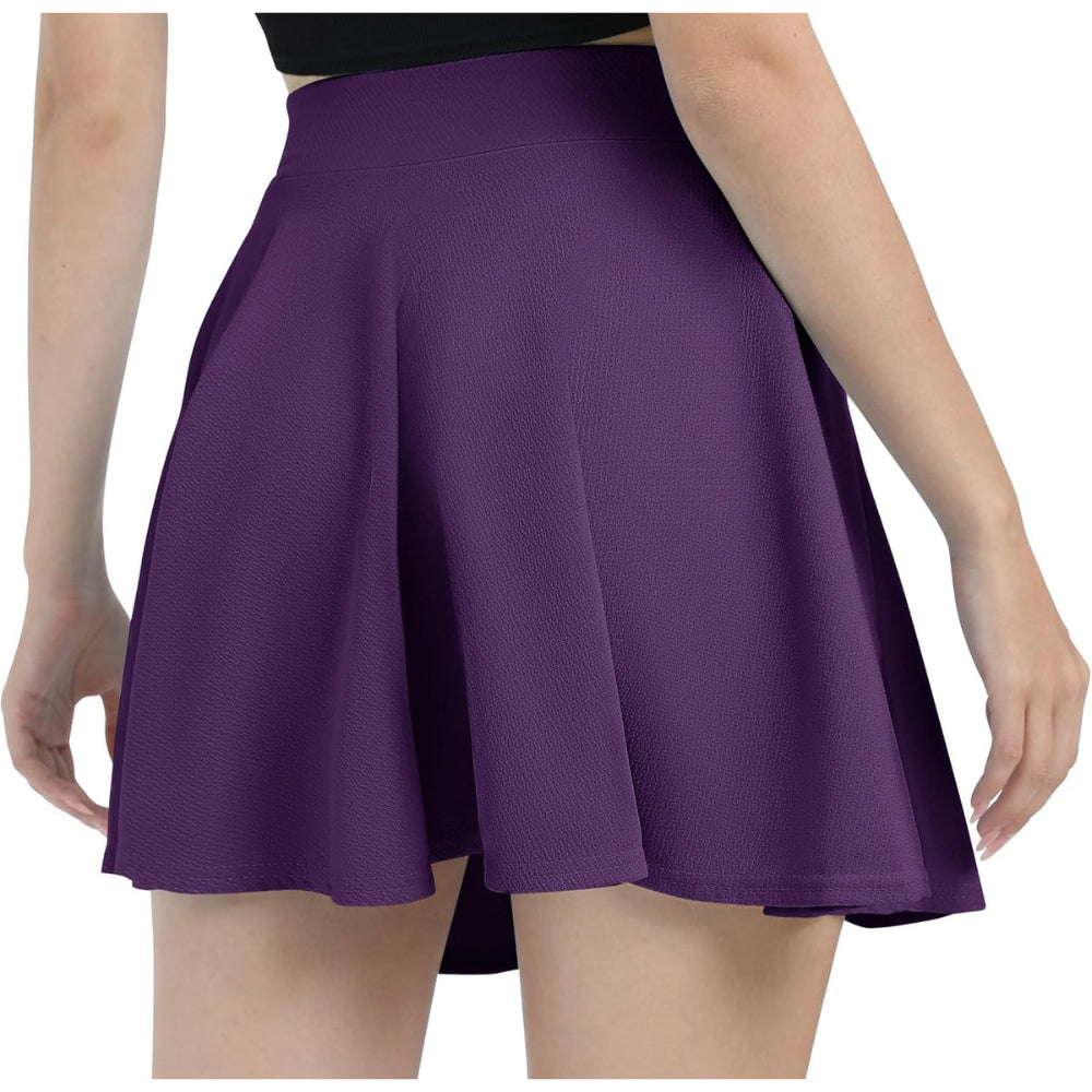 Casual Flared Mini Skirt