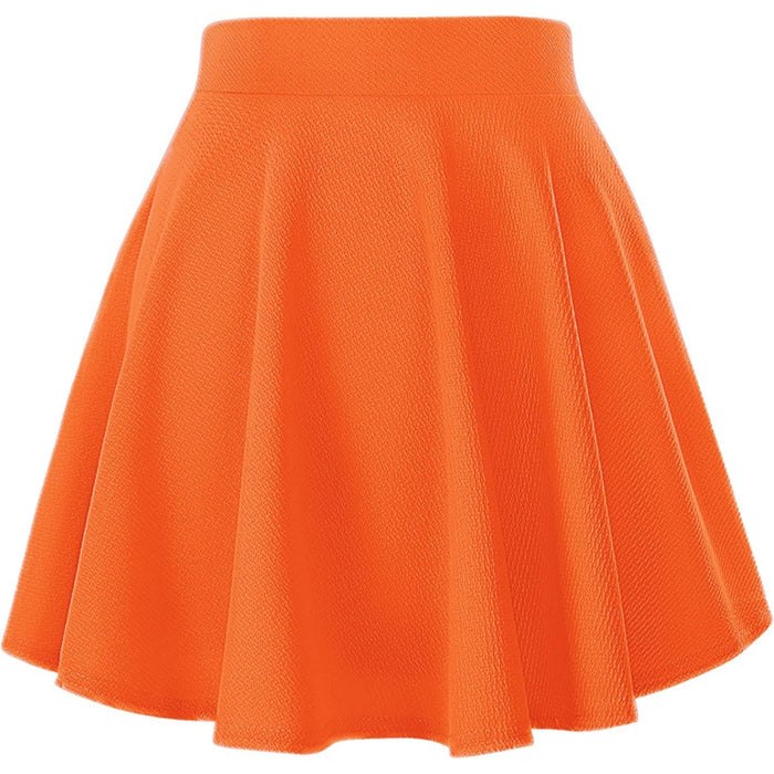 Stretchy Mini Flared Skirt